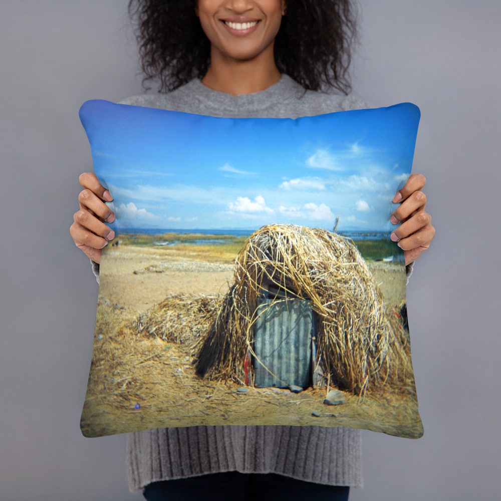 Straw Hut pillow